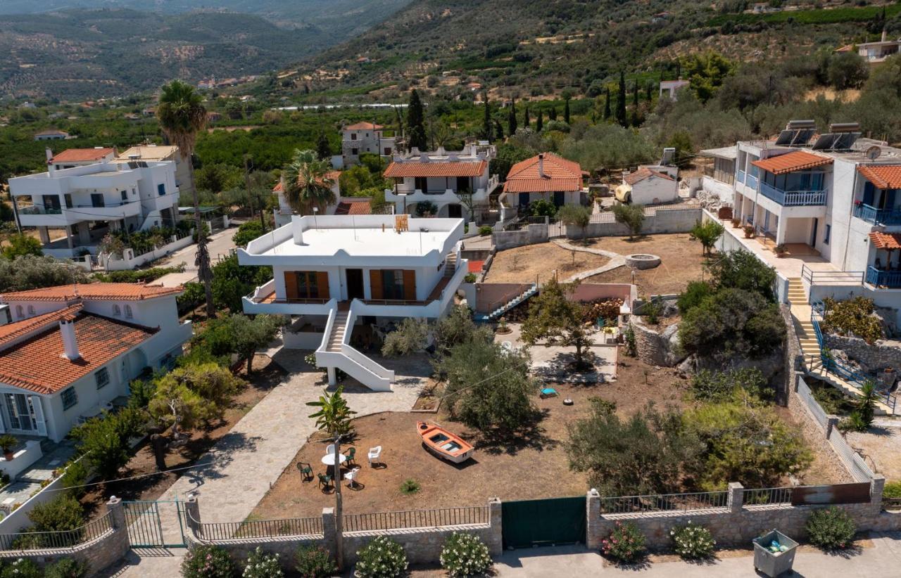 Villa In Kalloni Direkt Am Meer, Tolle Aussicht Luaran gambar