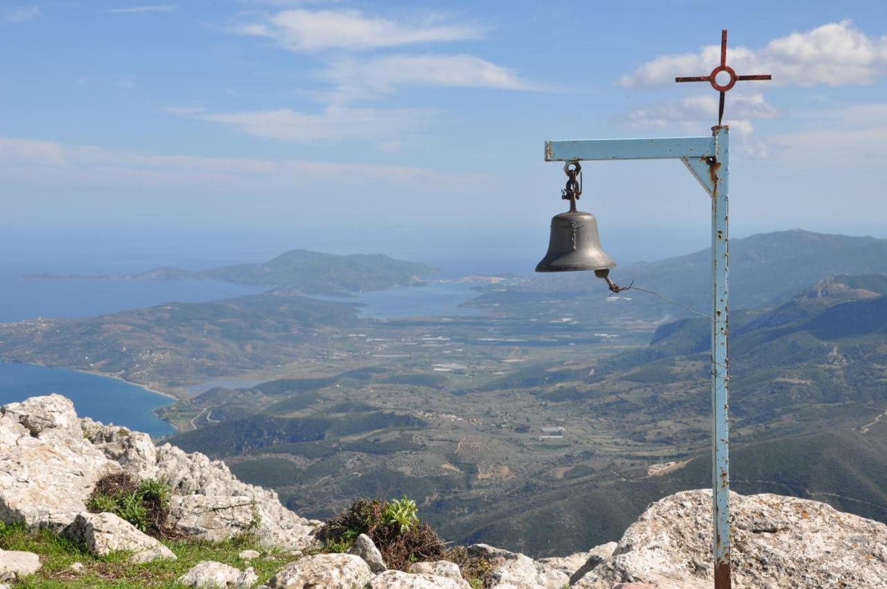 Villa In Kalloni Direkt Am Meer, Tolle Aussicht Luaran gambar