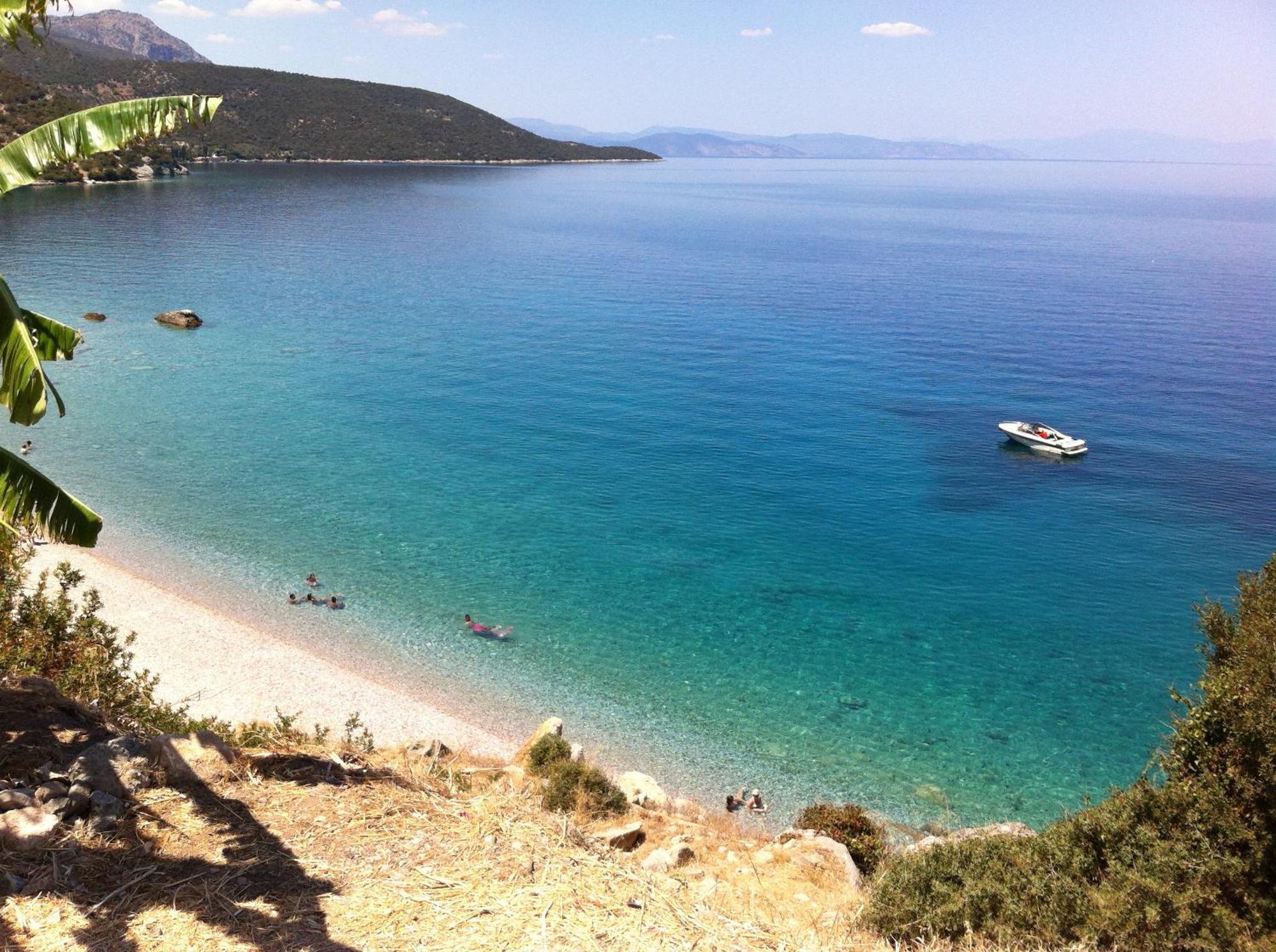Villa In Kalloni Direkt Am Meer, Tolle Aussicht Luaran gambar